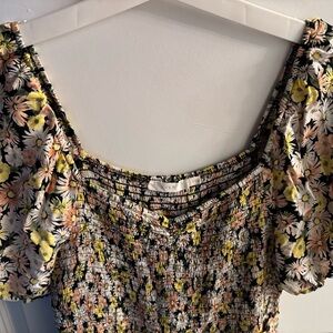 Floral Smocked Dress